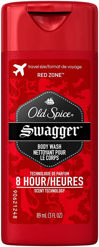 Old Spice Swagger, Red Zone Body Wash, 3oz, Travel Size