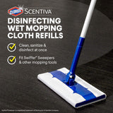 Clorox Scentiva Disinfecting Wet Mopping Pad Refills, Pacific Breeze & Coconut, 12 Count
