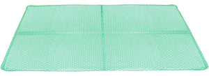Baumster Large Cooling Pet Mat, 38" x 32", Green - Self Cooling Mat for Dogs and Cats - For Beds, Crates, Kennels and More