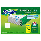 Swiffer Sweeper Wet Mopping Cloth Refill, Mega Value Case (60 count)