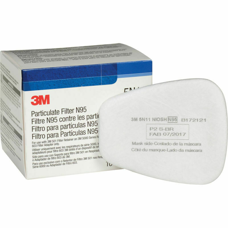 3M Particulate Filter for N95 Mask, 5N11,10 Count