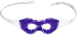 Eye See Gel Eye Mask, Purple - Cold Compress Ice Pack with Gel Beads - Microwave Safe for Heat Therapy - Great for Puffy Eyes, Dark Circles, Dry Eyes, Soothing Headaches