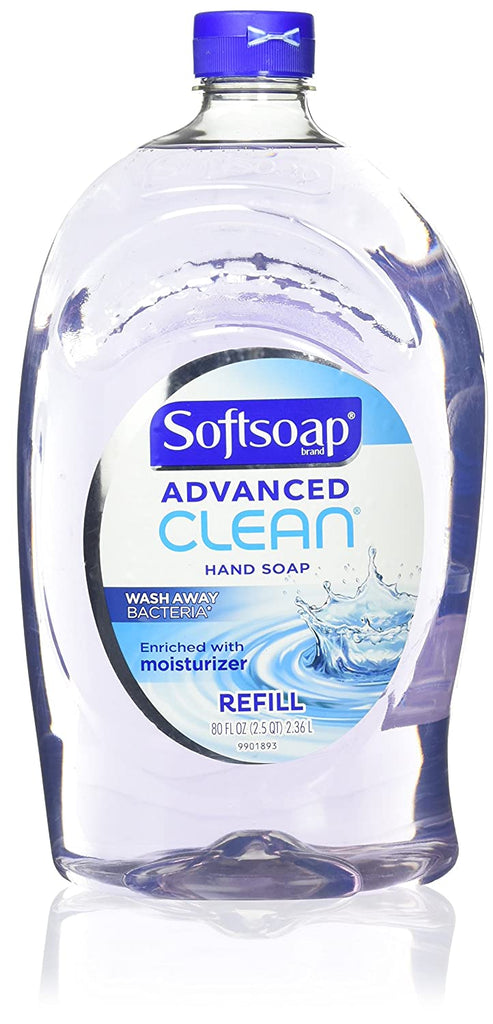 Softsoap Advanced Clean Liquid Handsoap Refill, 80 Fluid Ounces