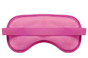 Eye See Plush Gel Eye Mask for Puffy Eyes, Pink - Cold eye mask to treat Dark Circles, Sinuses, Dry Eyes, and for Allergy Relief - Microwave Safe for Heat Therapy