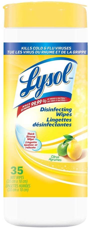 Lysol Disinfecting Wipes, Lemon and Lime Blossom, 35 Wipes