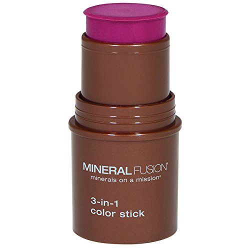Mineral Fusion 3-in-1 Color Stick, Berry Glow .18 Ounce