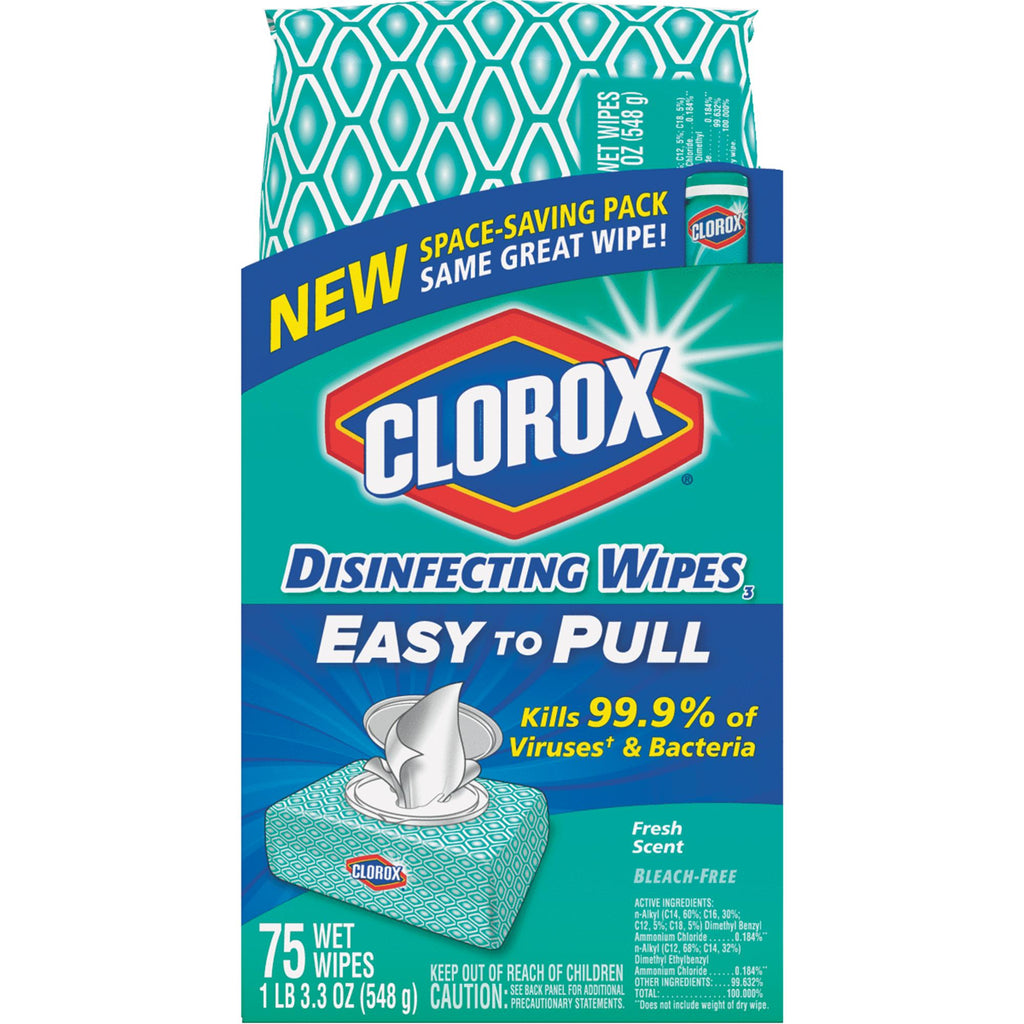 Clorox  Wipes Flexpack, Fresh Scent, 75 Sheet Pack