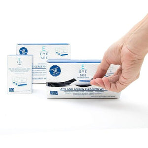 EyeSee Lens and Screen Cleaning Wipes - 50 Wipes