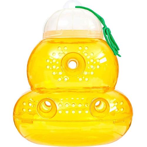 Baumster Natural Wasp, Bee, Hornet, Yellow Jacket Trap Jar Reusable Eco-Friendly
