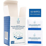 EyeSee Lens and Screen Cleaning Wipes - 50 Wipes