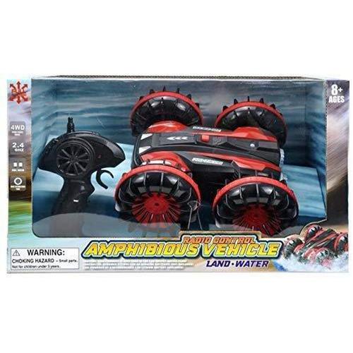 Pro-Racing Radio Control Amphibious Vehicle, Waterproof Remote Control Toy Car for Land and Water (JM3060R)